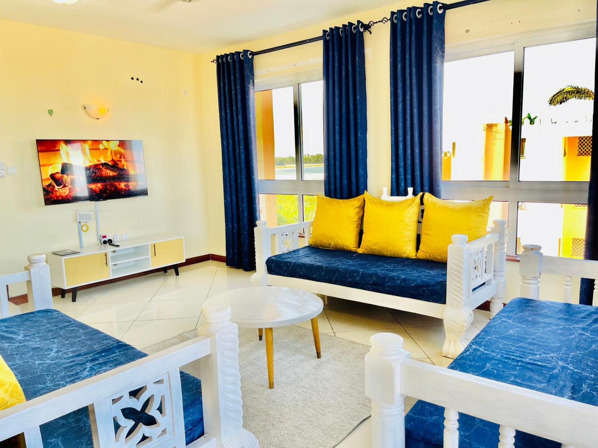 몸바사 Elna'S Nyali - Work & Unwind - Pool, Sea Views, Ac & Fast Wi-Fi B&B 외부 사진